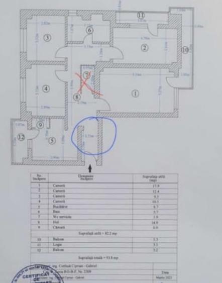 Apartament 4 camere zona -Alexandru Obregia - 3