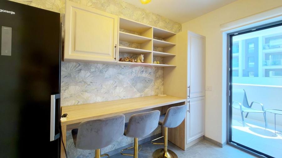 Apartament cu 2 camere decomandat, mobilat în Barbu Văcărescu