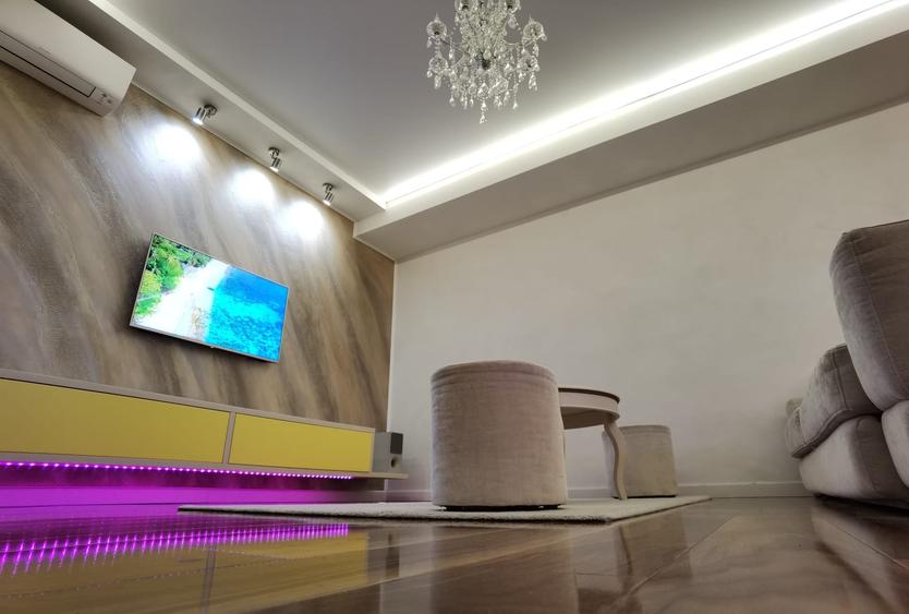 Apartament cu 2 camere decomandat, mobilat în Barbu Văcărescu