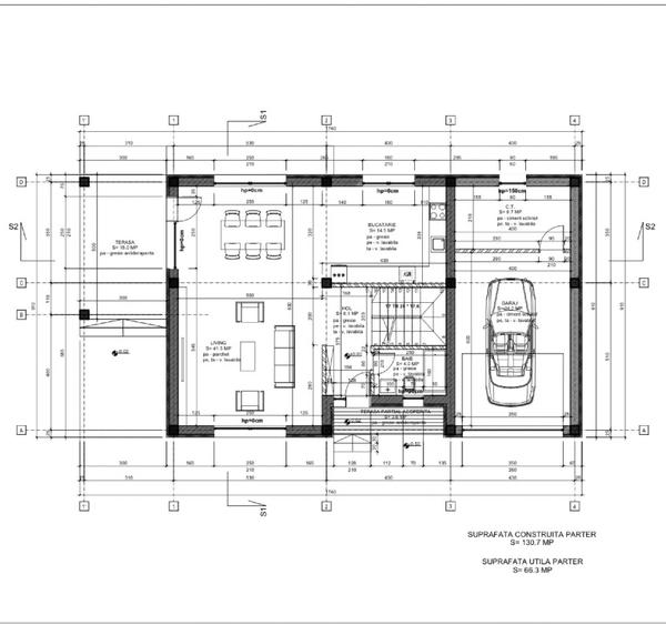 Casă individuală cu 4 camere cu Teren 497 Mp în Domnești