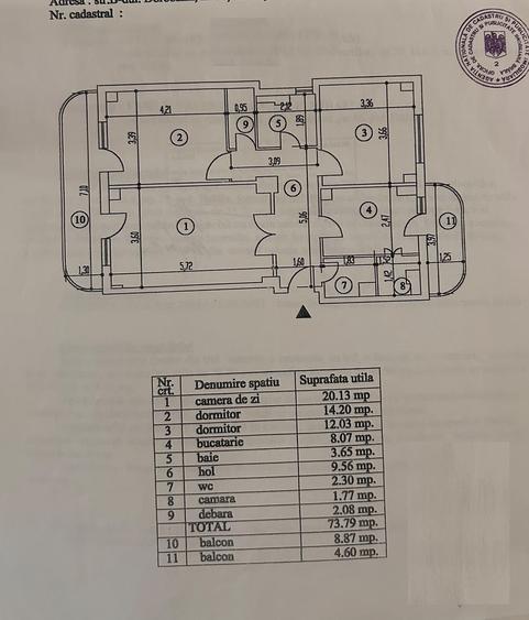 Apartament 3 camere, suprafata 87mp, Dorobantilor, mobilat utilat. - 2
