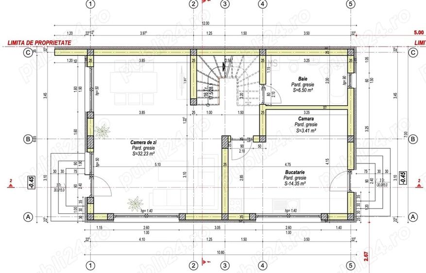 Casă cu 6 camere cu Teren 367 Mp în Săftica