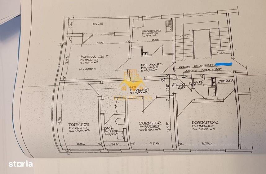Apartament cu 4 camere decomandat în Mănăștur