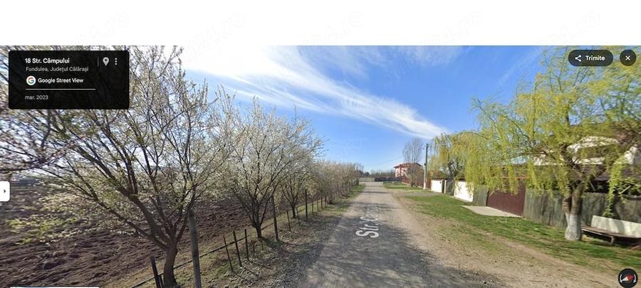 Teren de 3000 mp, în Vest