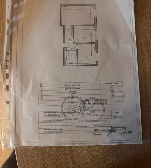 Apartament cu 3 camere în Chiajna