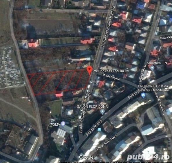 Teren de 3333 mp, în Mioriței