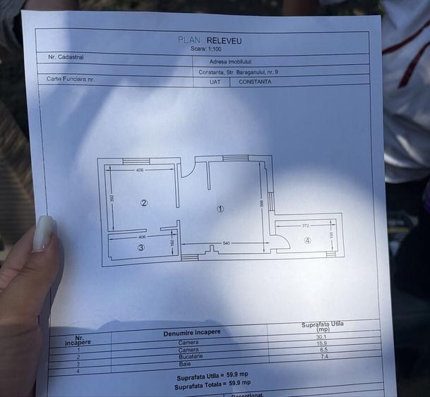 Casă cu 2 camere în Gara