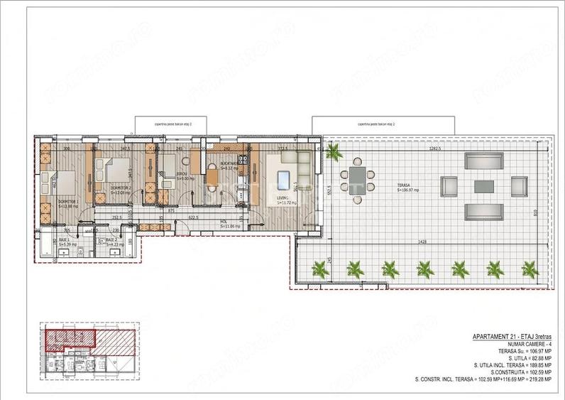 Apartament cu 4 camere decomandat în Theodor Pallady