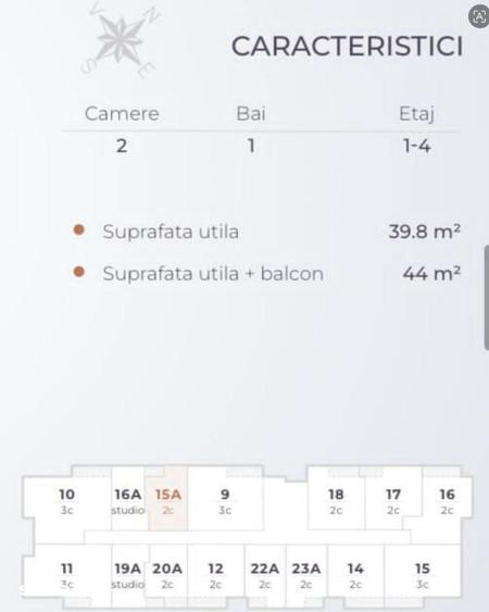 Garsonieră în Central
