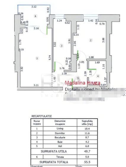 2 camere, 1/11, bloc 2025-Novum 56-Bdul Timisoara - 7
