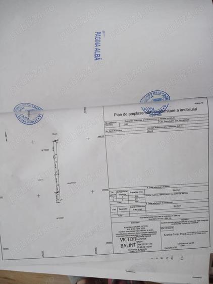 Teren de 3000 mp, în Central