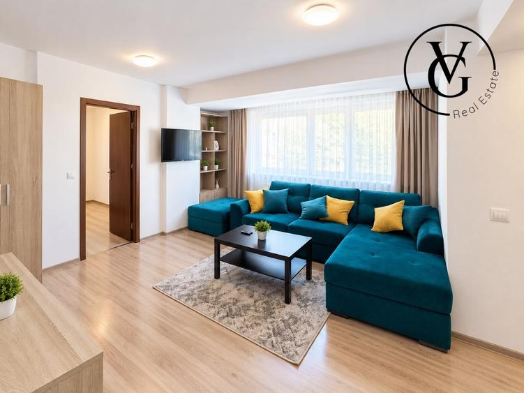 Apartament cu 2 camere semidecomandat, mobilat în Energia
