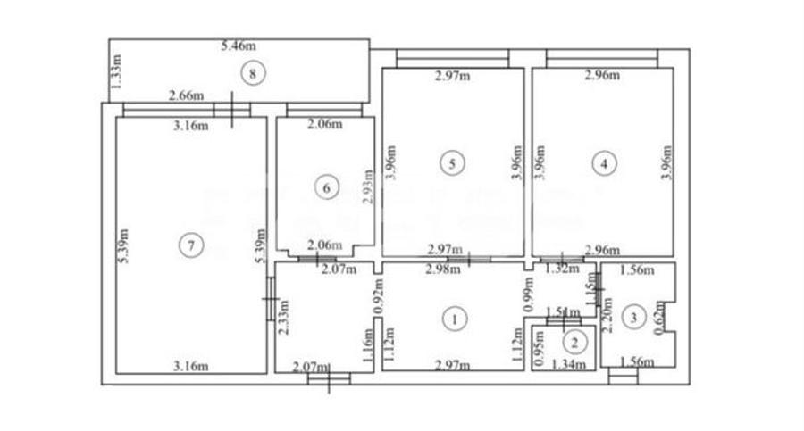 Apartament cu 3 camere decomandat în Mihai Viteazul