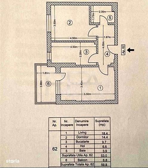 Apartament cu 2 camere decomandat în Chiajna — fotografia 1