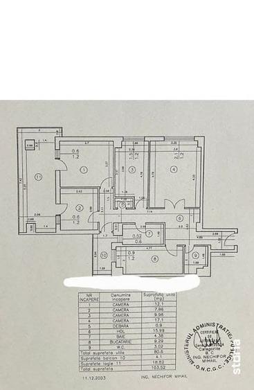 Apartament cu 4 camere decomandat, mobilat în Centru Civic