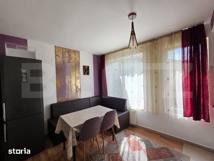 Apartament decomandat cu terasa si parcare, 2 camere, zona de case, Fl - 2