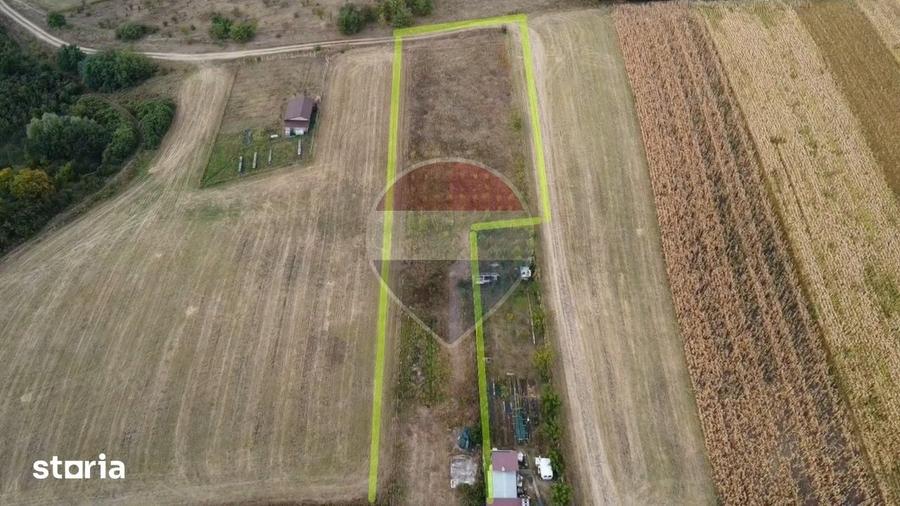 Teren de 4000 mp, în Vest
