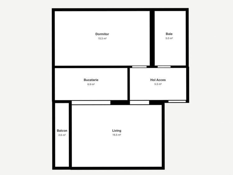 Apartament cu 2 camere semidecomandat, mobilat în Dumbrăvița