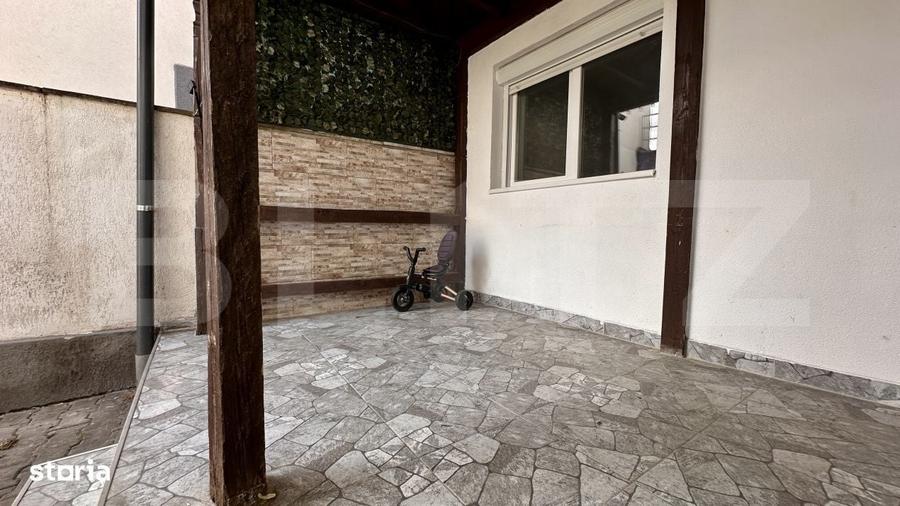 Apartament central, 3 camere, terasa 12mp, mobilat si utilat - 2