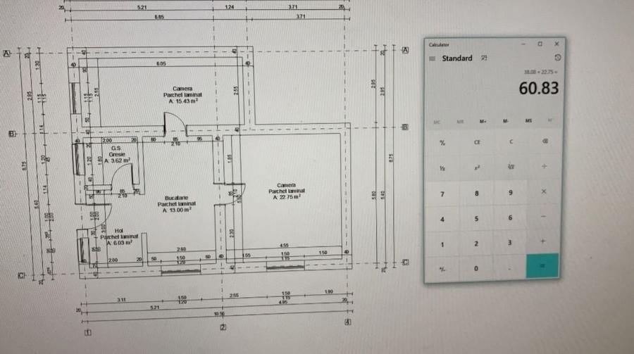 Apartament cu 2 camere în Ultracentral