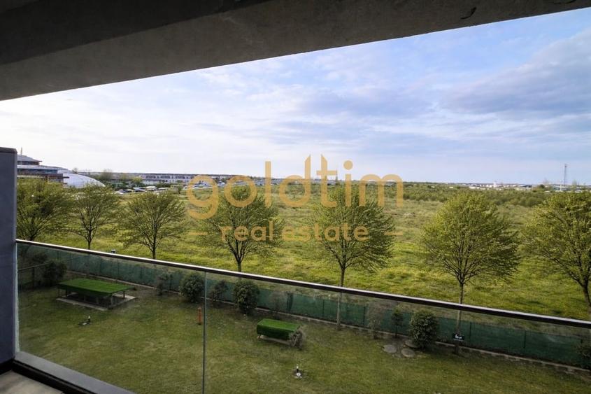 Apartament cu 3 camere semidecomandat, mobilat în Pipera