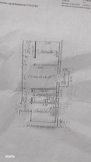 Apartament cu 3 camere în Păcurari