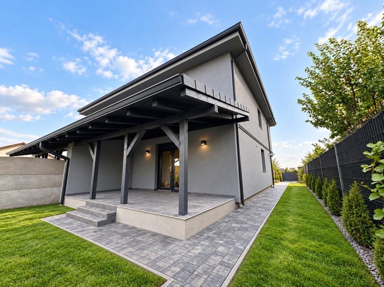 Duplex cu 4 camere cu Canalizare în Moșnița Nouă