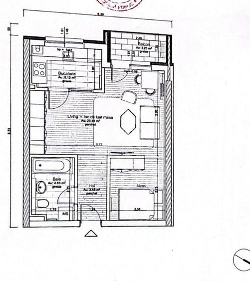 Apartament 1 camera de vanzare, bloc nou, zona Tipografilor - 21