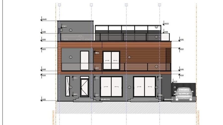 Duplex cu 3 camere cu Canalizare în Florești