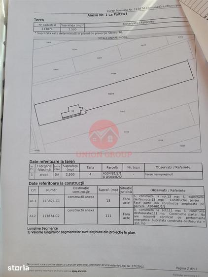 Casă cu 4 camere cu Teren 2500 Mp în Agigea
