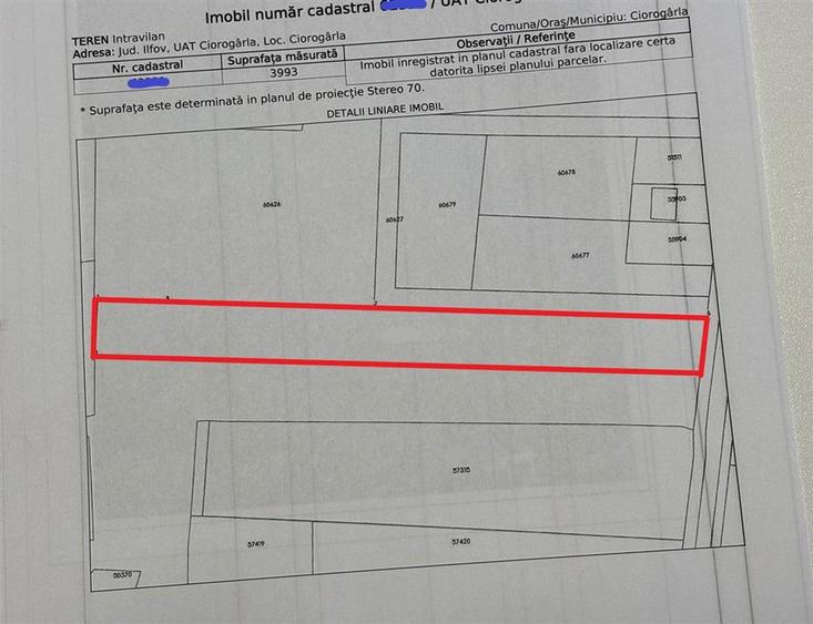 Teren Construcții intravilan de 3993 mp, în Ciorogârla