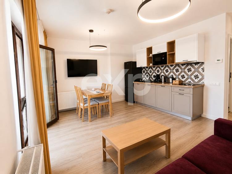Apartament cu 2 camere semidecomandat, mobilat în Borhanci