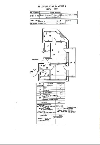 Apartament cu 2 camere decomandat în Exterior Vest