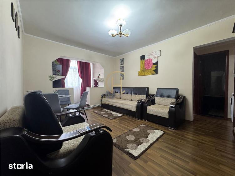 Apartament cu 2 camere semidecomandat, mobilat în Mircea cel Bătrân