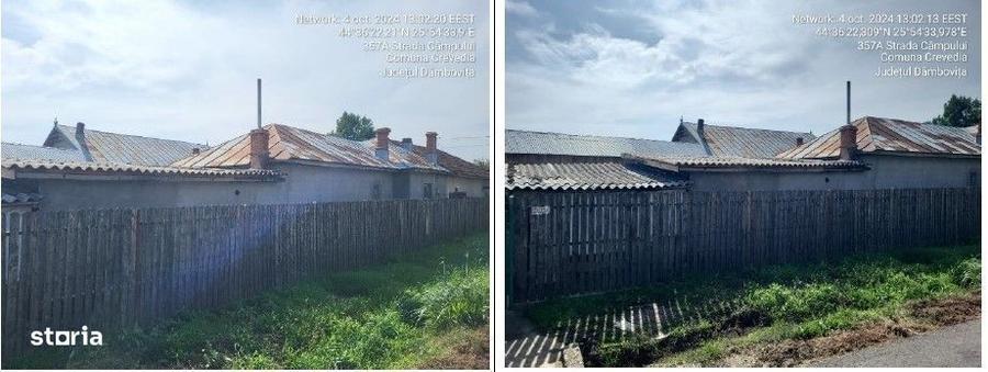 Casă cu 3 camere cu Teren 526 Mp în Crevedia