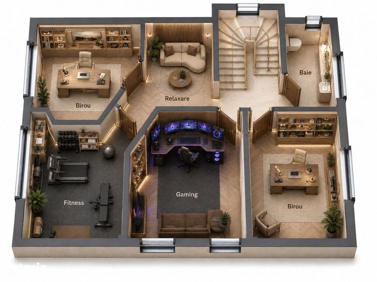 Casa unifamiliala premium - 400 mp desfasurati - teren 620 mp - 4