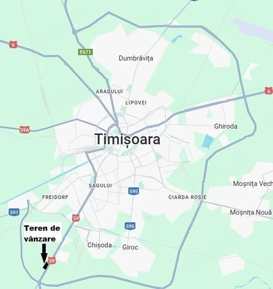 Teren de 17000 mp, în Șagului