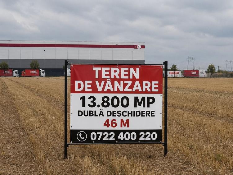 Teren Construcții intravilan de 13850 mp, în Domnești