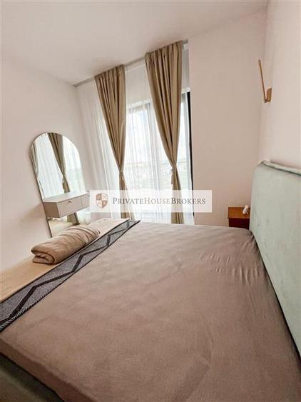 Apartament cu 2 camere semidecomandat, mobilat în Pipera