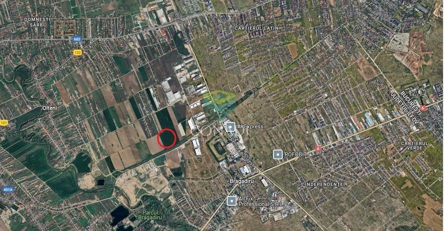 Teren agricol intravilan de 5792 mp, în Clinceni