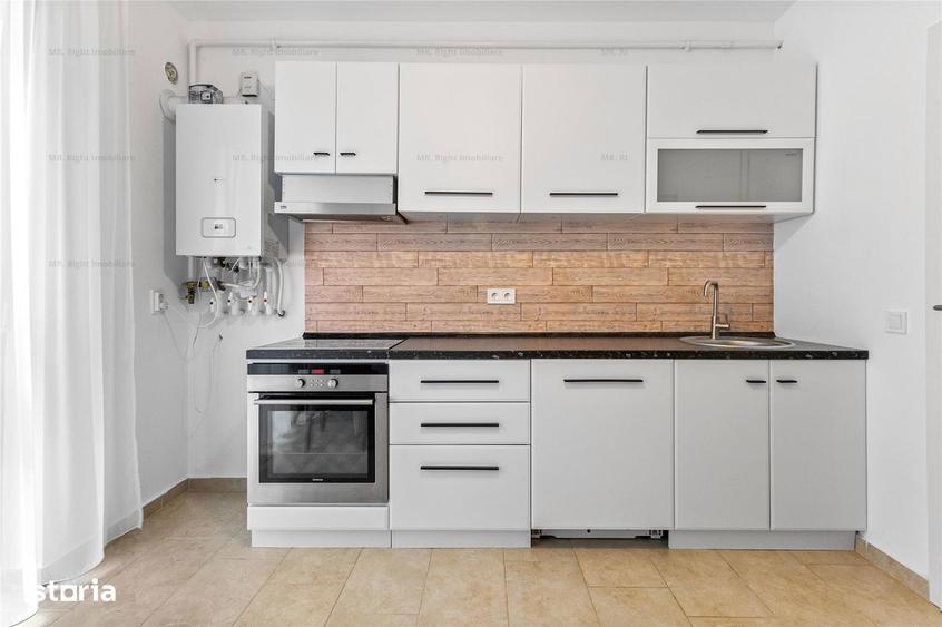 Apartament cu 2 camere, mobilat în Sânpetru
