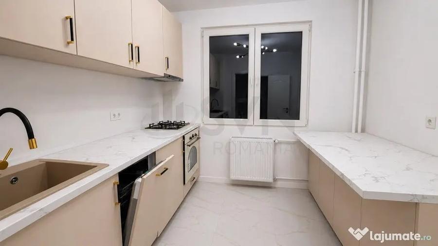 Apartament cu 3 camere semidecomandat în Obor