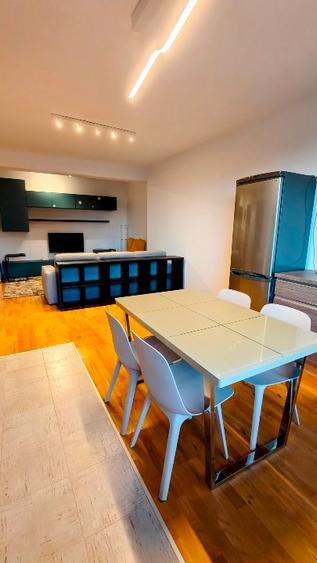 Apartament cu 2 camere semidecomandat, mobilat în Băneasa
