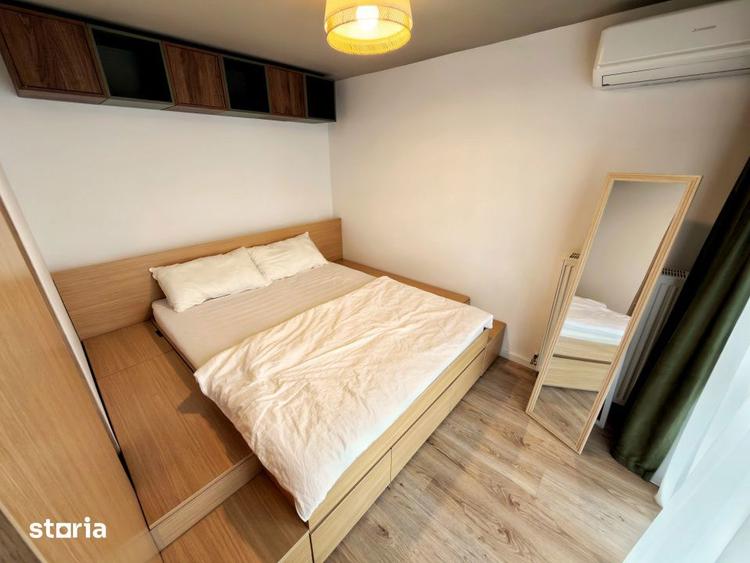 Apartament cu 2 camere, mobilat în Tei