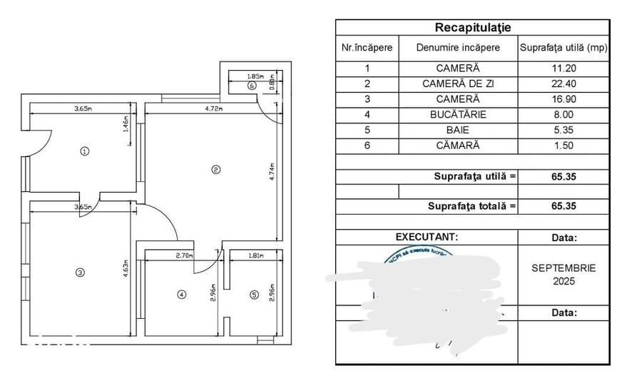 Casa cu 4 camere | Teren 350mp | Zona str. Balastierei | Floresti - 6