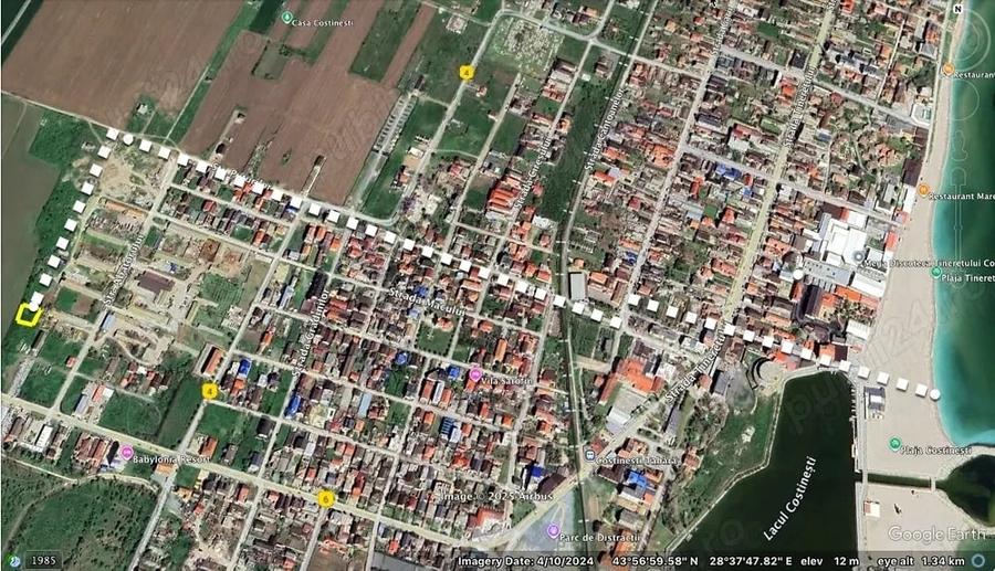Teren de 494 mp, în Central