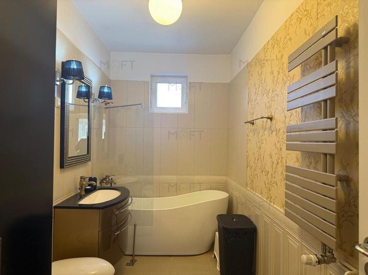 Apartament cu 4 camere decomandat, mobilat în Barbu Văcărescu