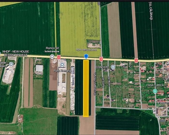 Teren Construcții intravilan de 10000 mp, în Brănești