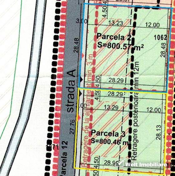 Teren Construcții intravilan de 800 mp, în Sopor