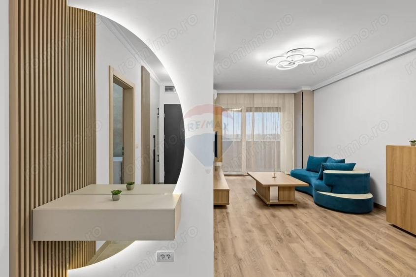 Apartament cu 2 camere semidecomandat, mobilat în UTA